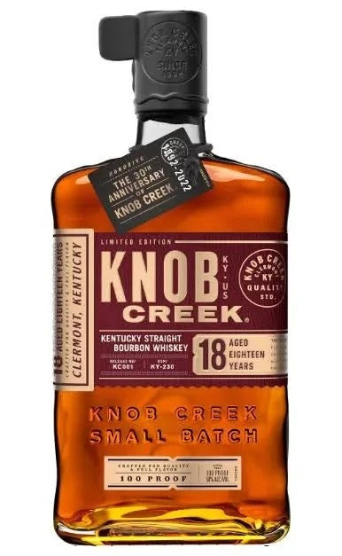 Knob Creek Limited Edition 18 Year Old Kentucky Straight Bourbon Whiskey – 750ML