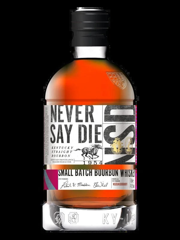 Never Say Die Kentucky Straight Bourbon Whiskey 95 Proof