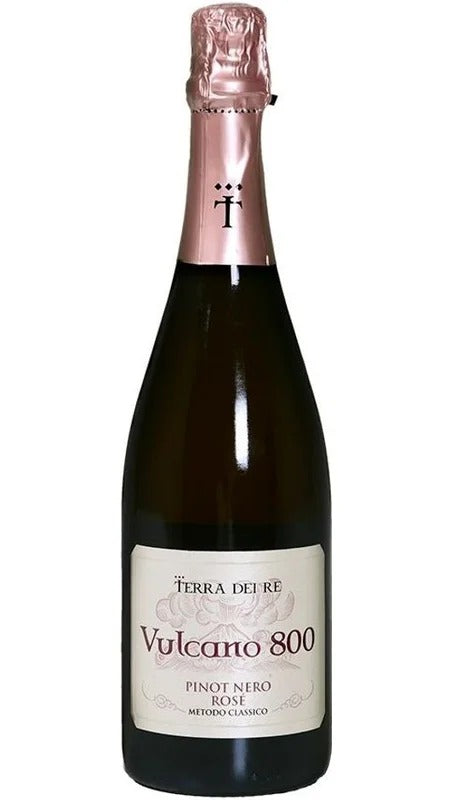 Spumante Metodo Classico Brut Rosè – Vulcano 800 – Terra dei Re