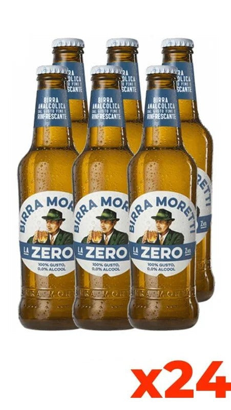 Moretti Zero 33cl – Cassa da 24 bottiglie