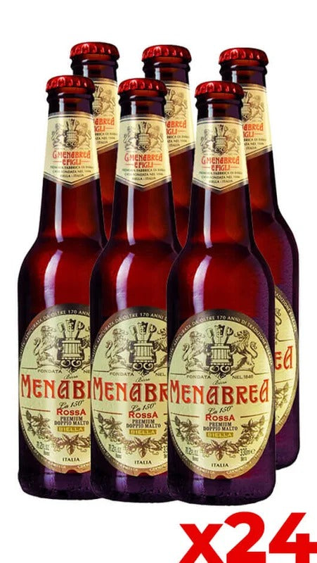 Menabrea Rossa 33cl – Cassa da 24 Bottiglie