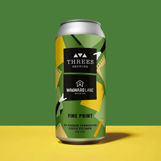 Fine Print (9P Foeder Fermented Czech Pilsner / Wayward Lane Collab)