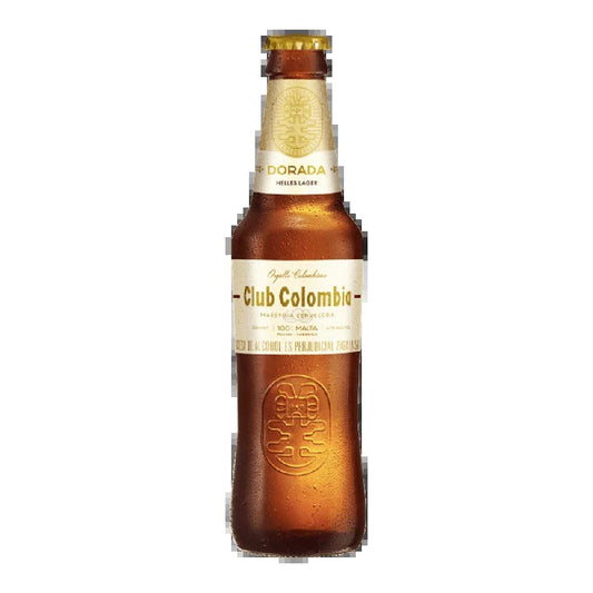 Club Colombia Dorada Golden Lager Beer Bottle 6-Pack