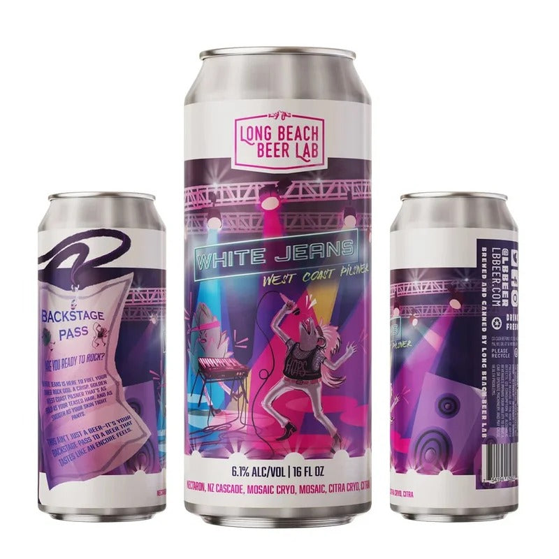 Long Beach Beer Lab – White Jeans West Coast Pilsner