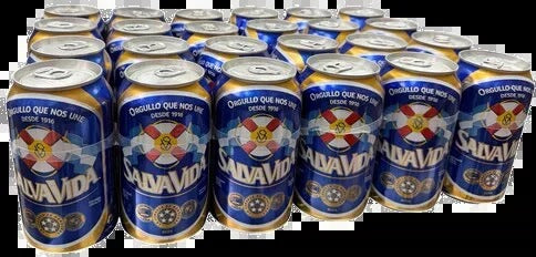Honduras Salva Vida Lager Beer Can 24-Pack