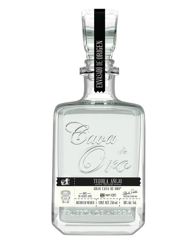 Cava de Oro Cristalino Anejo Tequila 750ml