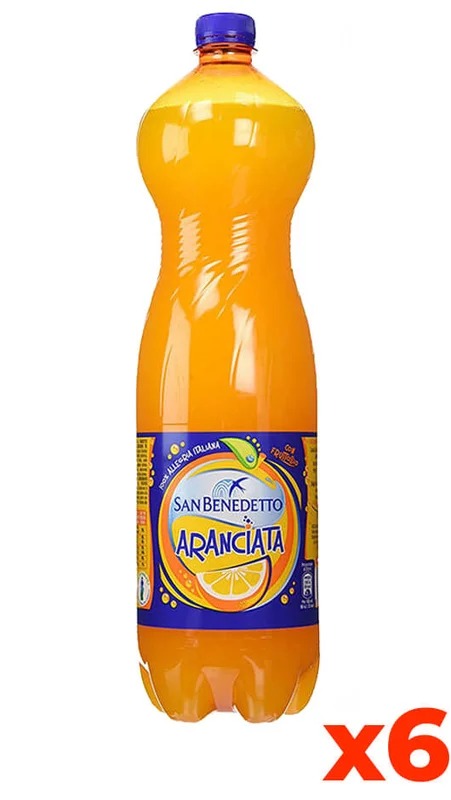Sanbenedetto Aranciata – Pet – Confezione lt. 1,5 x 6 Bottiglie
