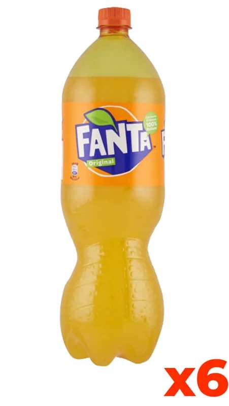Fanta – Pet – Confezione lt. 1,5 x 6 Bottiglie