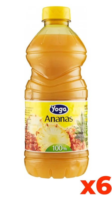 Yoga Ananas 100% – Pet – Confezione cl. 100 x 6 Bottiglie