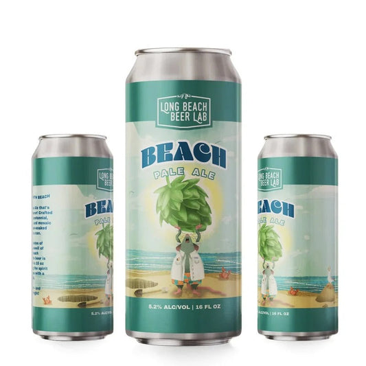 Long Beach Beer Beach Pale Ale 16oz 4pk Cans