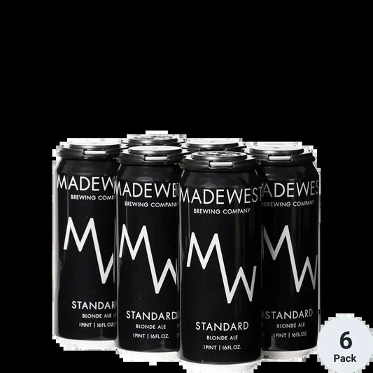 Madewest Standard Blonde Ale 16oz 6pack Cans