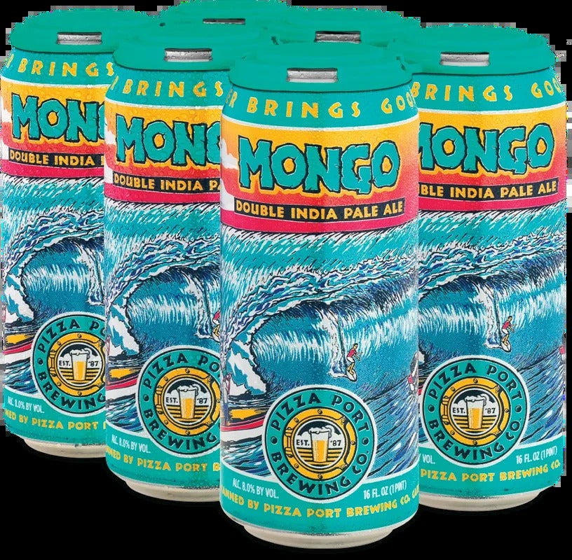 Pizza Port Mongo DIPA 16oz 6 Pack Can