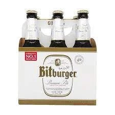 Bitburger Premium Pilsner 11.2oz 6 Pack Bottels (alc.4.8%)