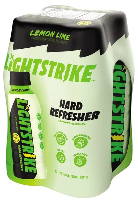 Lightstrike Hard Refresher Lemon Lime (4x500ml)