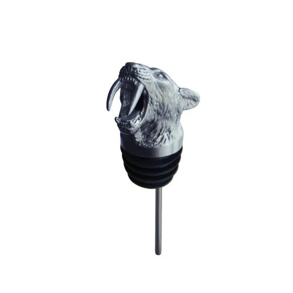 Menagerie Wine Pourer – Sabertooth Tiger