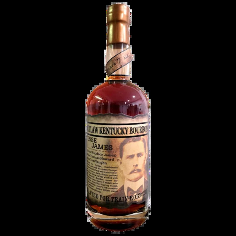 Jesse James 7 Year Old Outlaw Kentucky Bourbon Whiskey