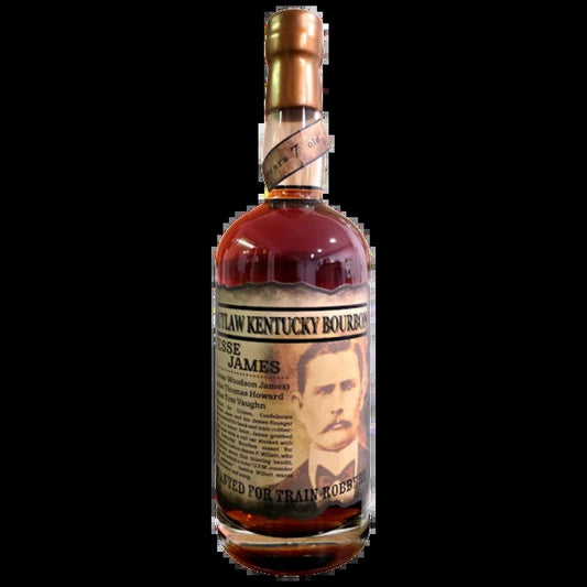 Jesse James 7 Year Old Outlaw Kentucky Bourbon Whiskey