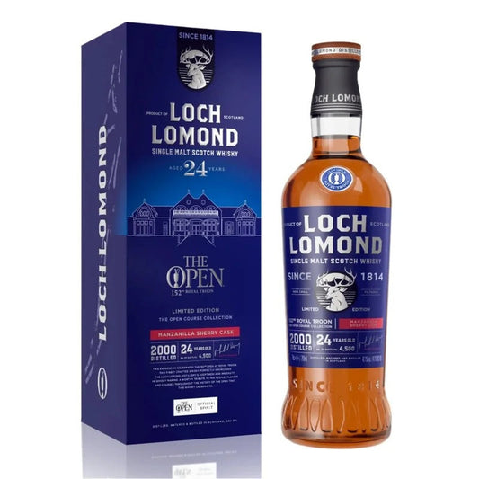 Loch Lomond 24 Year Single Malt Scotch Limited Edition The Open Course Collection 152nd Royal Troon