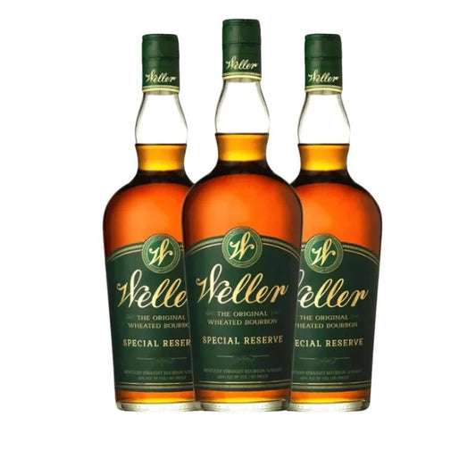 Weller Special Reserve Wheated Bourbon 3-Pack Bottle Bundle 750ml