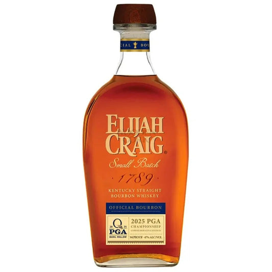 Elijah Craig Straight Bourbon Small Batch 2025 Pga Championship Commemorative Edition