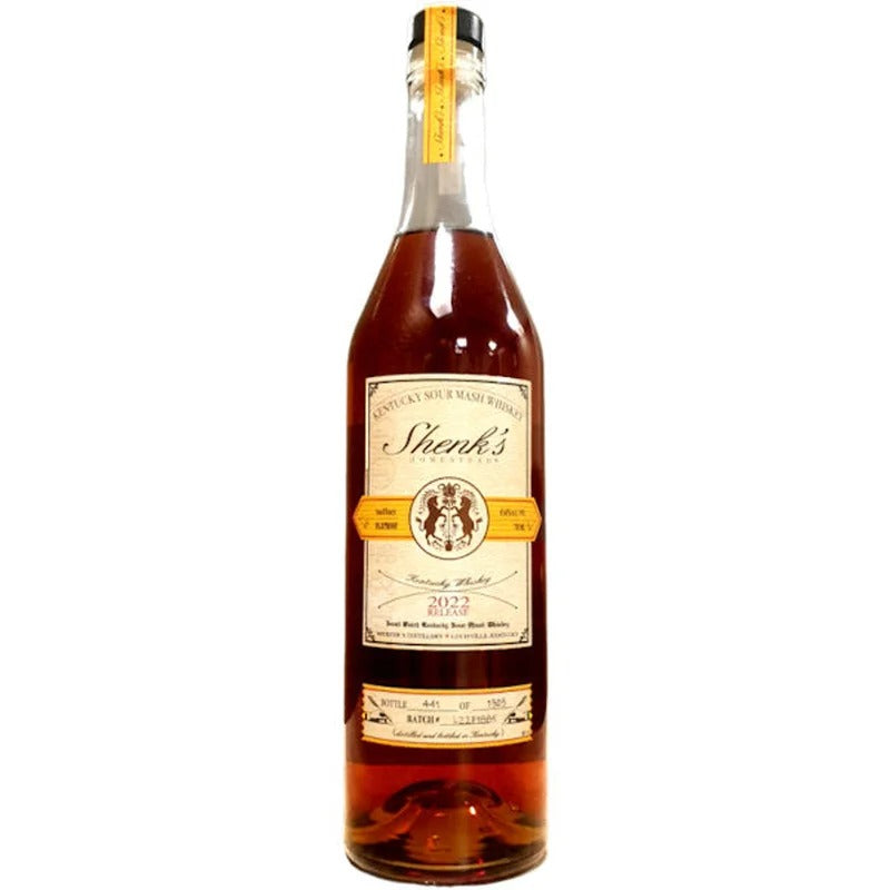 Shenk’s 2021 Release Small Batch Kentucky Sour Mash Whiskey 750ml