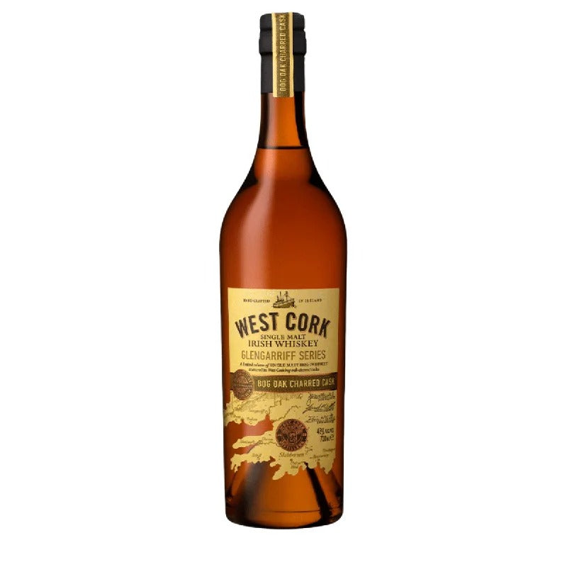 West Cork Glengarriff Series Bog Oak Charred Cask Single Malt Irish Whiskey