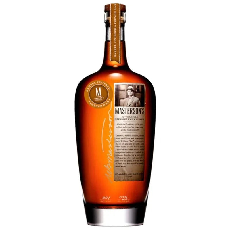 Masterson’s 10 Year Canadian Straight Rye Whiskey