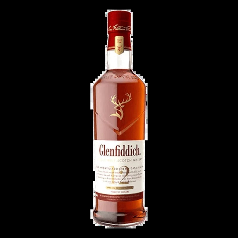 Glenfiddich 12 Year Old Amontillado Sherry Cask Finish Scotch Whisky – 750ML