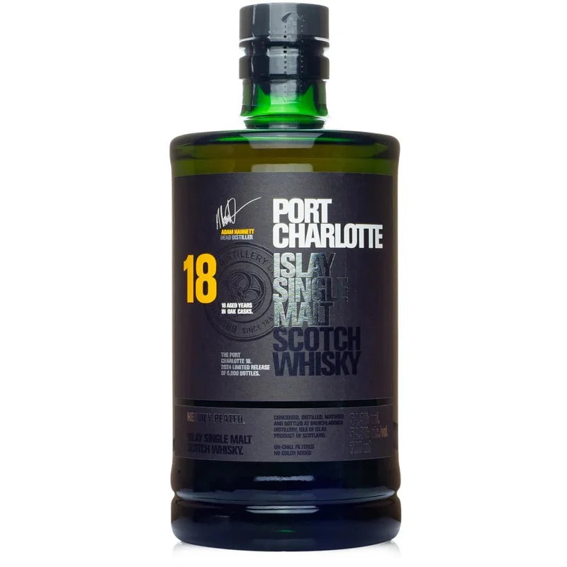 Port Charlotte 18 Year Islay Single Malt Scotch Whisky By Bruichladdich
