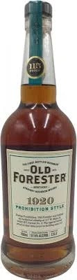 Old Forester 1920 Prohibition Style Kentucky Straight Bourbon Whisky 750ml
