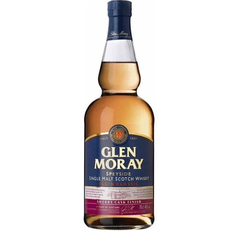 Glen Moray Sherry Cask Single Malt Scotch Whiskey 750ml