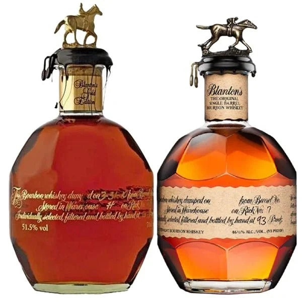 Blanton’s Single Barrel and Blanton’s Gold 750ml Bourbon Bundle
