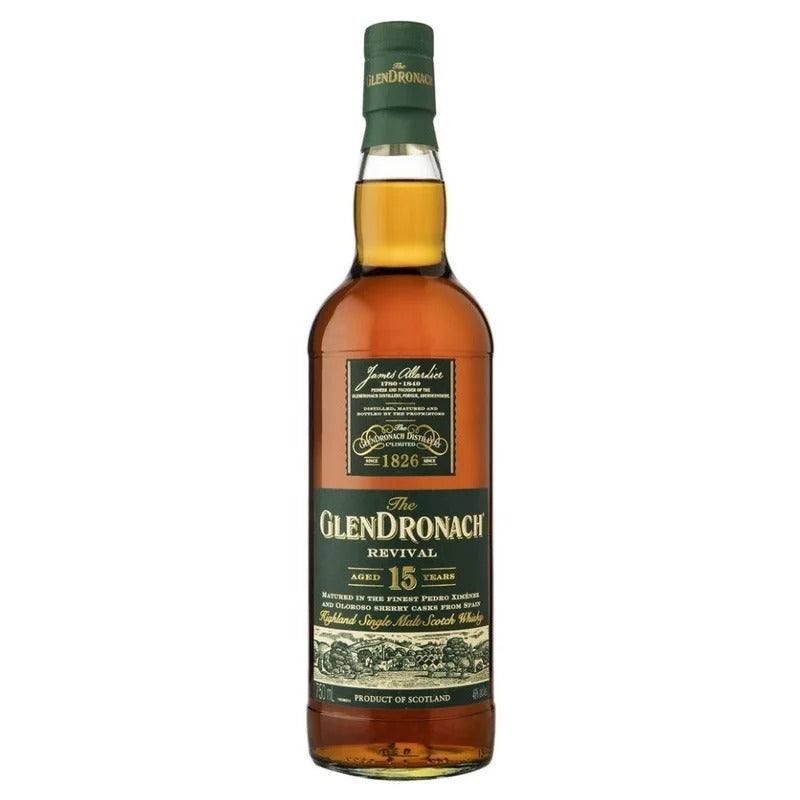 GlenDronach 15 Year Old Single Malt Scotch Whisky