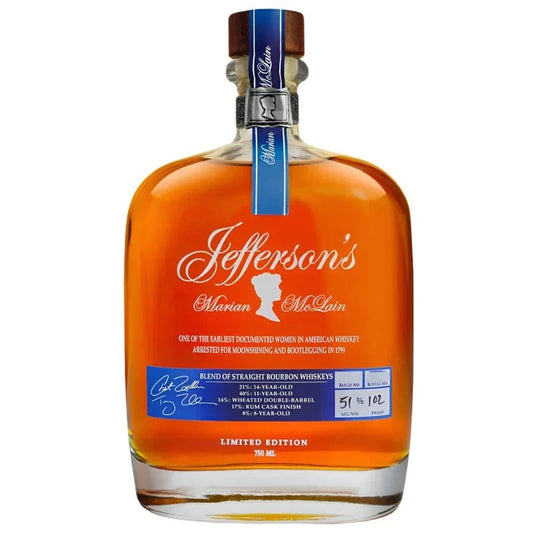 Jefferson’s Marian Mclain Limited Edition Kentucky Straight Bourbon