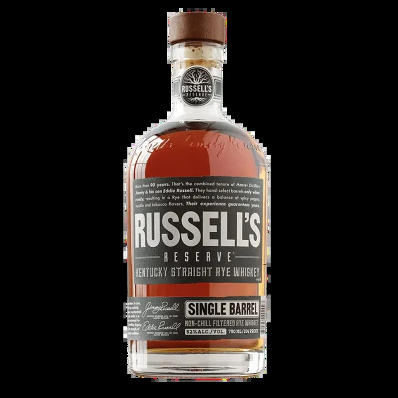 Russell’s Reserve Single Barrel Kentucky Straight Rye Whiskey – 750ML