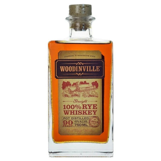Woodinville Straight 100% Rye Whiskey 750ml