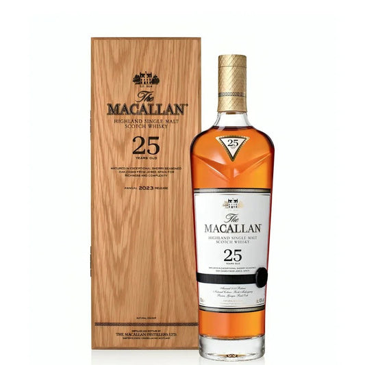 The Macallan Sherry Oak 25 Year Old Single Malt Scotch Whiskey