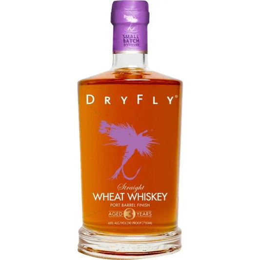 Dry Fly Wheat Whiskey Port Barrel Finish 3 Year