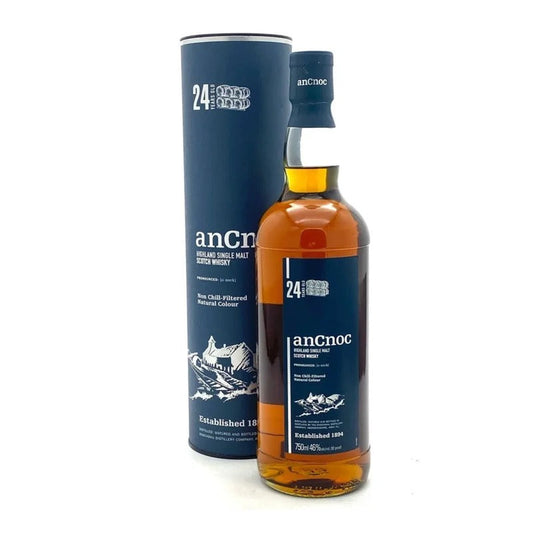 AnCnoc 24 Year Old Highland Single Malt Scotch Whisky 750ml