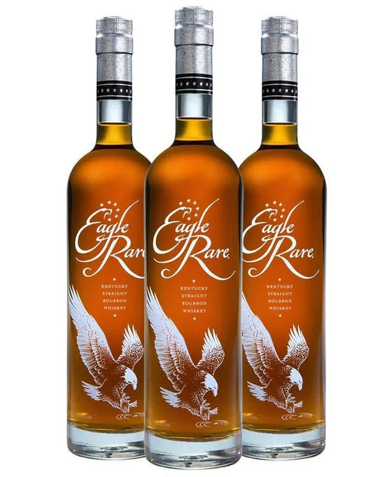 Eagle Rare 10-Year Old Kentucky Straight Bourbon Whiskey 3-Pack Bottle Combo