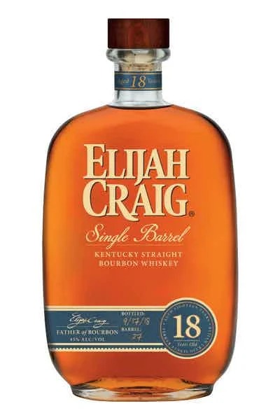 Elijah Craig 18 Year Single Barrel Bourbon