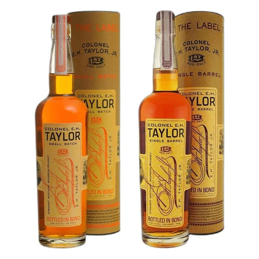 Colonel E.H. Taylor Small Batch and Single Barrel Kentucky Straight Bourbon Whiskey Bundle 750ml