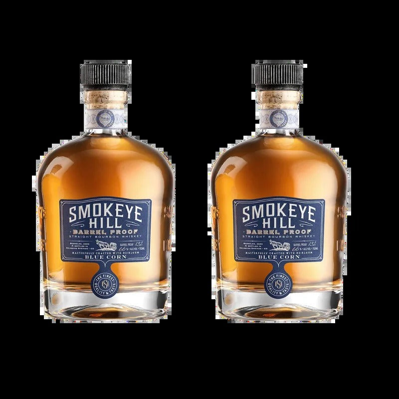 Smokeye Hill Barrel Proof 5 Years Straight Bourbon Whiskey 2 PK Bundle