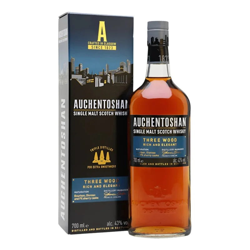 Auchentoshan Three Wood Single Malt Scotch Whisky