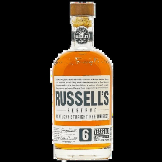 Russell’s Reserve Rye Whiskey 6 Year – 750ML