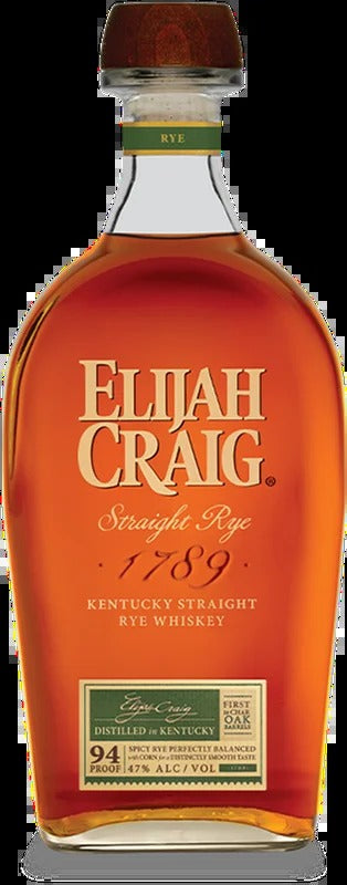Elijah Craig Straight Rye