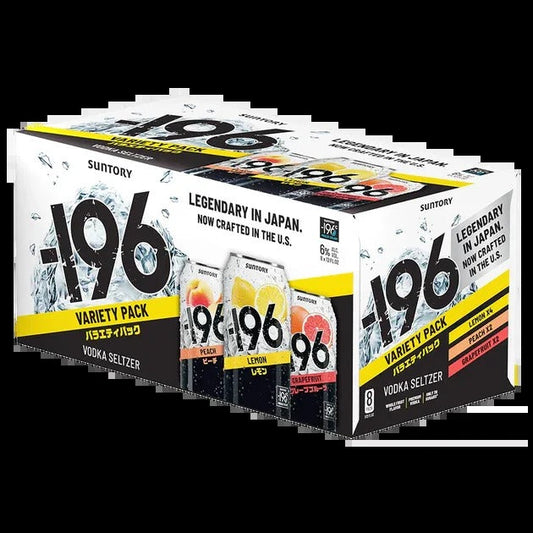 Suntory -196 Vodka Seltzer Variety 8-Pack
