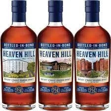 Heaven Hill Art Series Bottled-in-Bond Kentucky Straight Bourbon Whiskey Bundle 750ml 3-Pack
