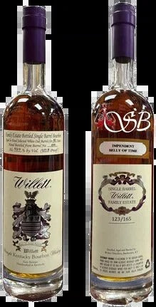 Willett Family Estate Single Barrel 10 Year Old #4111 Impendent Belly Of Time Straight Bourbon Whiskey 750ml
