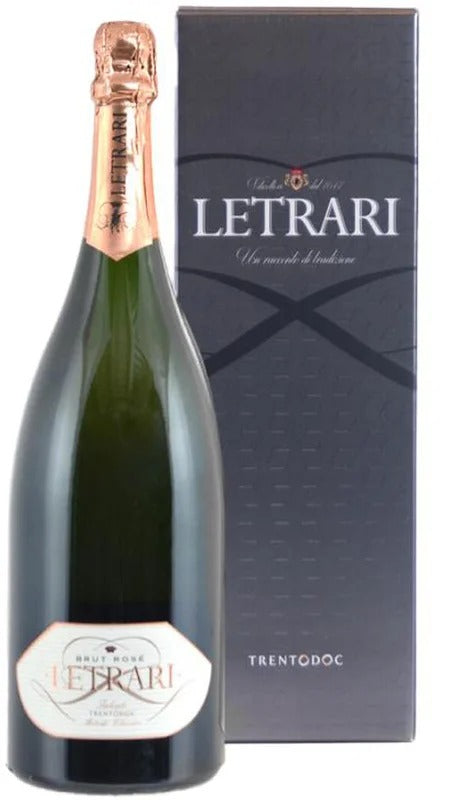 Spumante Trento DOC Brut Rosè – Magnum – Astucciato – Letrari